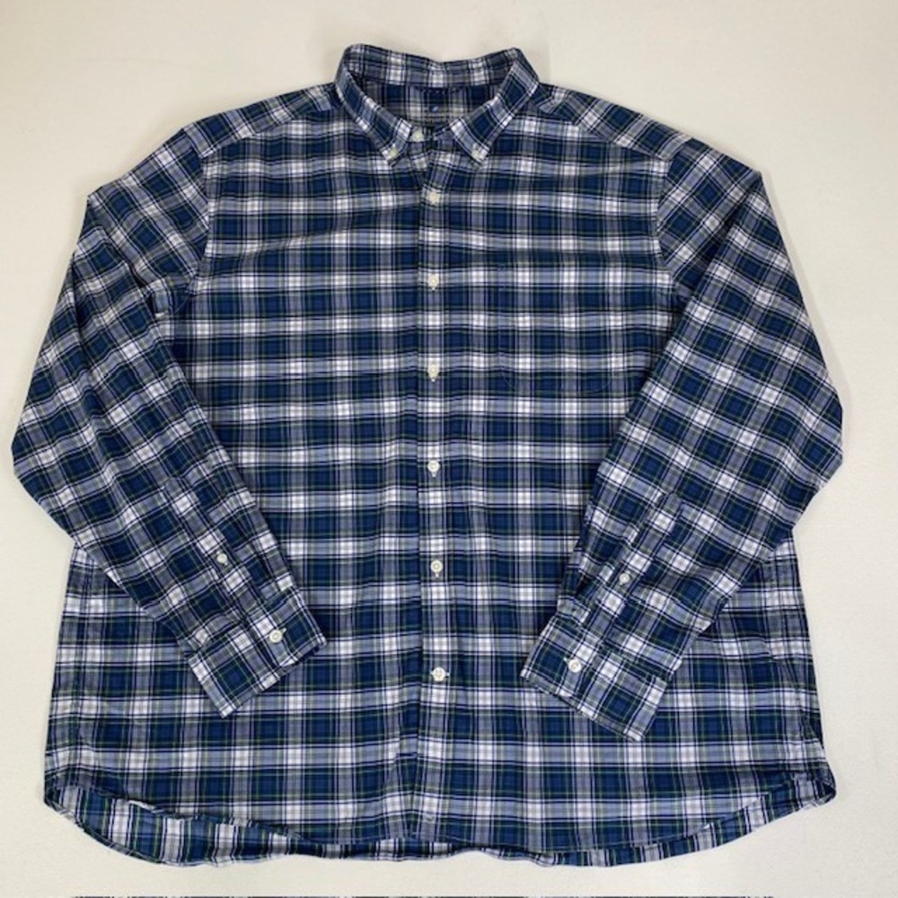 Vineyard Vines‎ On-The-Go Performance Plaid Button Down Shirt XXL